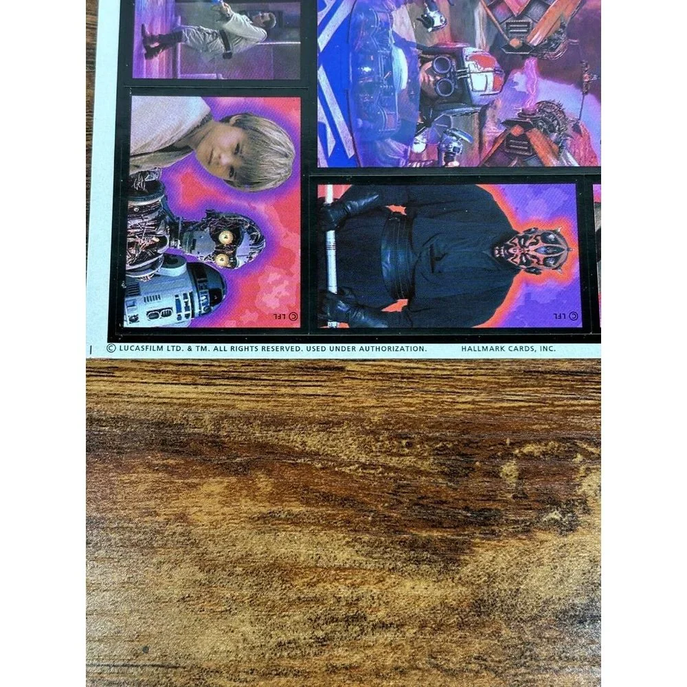 Vintage Hallmark Stickers (Lot 2) Sheets Star Wars‎